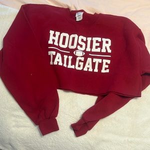IU tailgating cropped crew